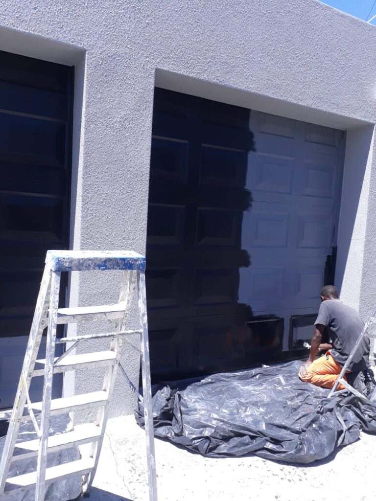 before photo of painting