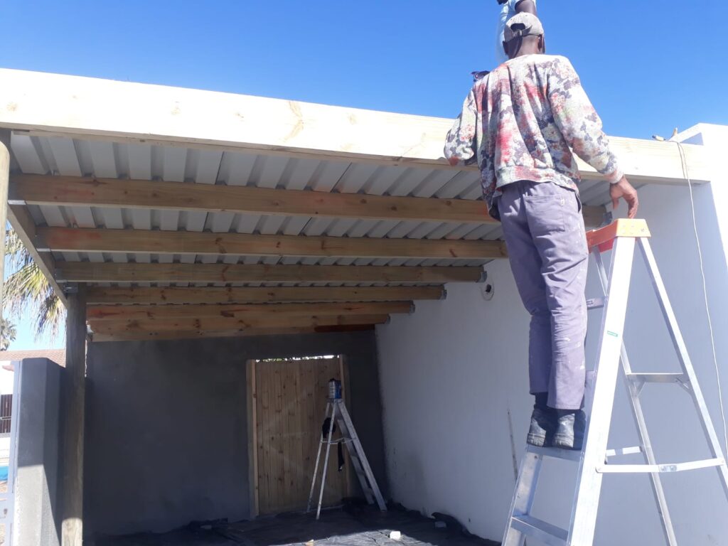 on top of roof picture